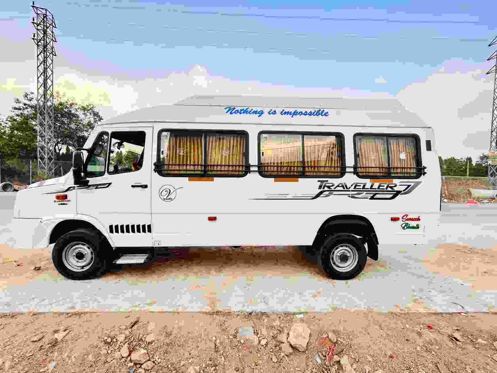 15 seater tempo traveller rental Bangalore