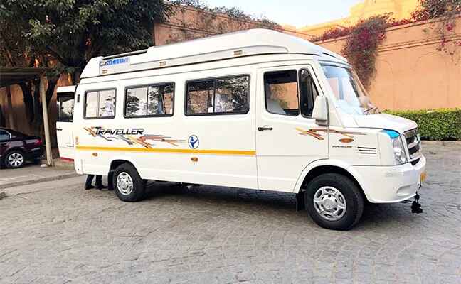 9 seater tempo traveller rental in Bangalore