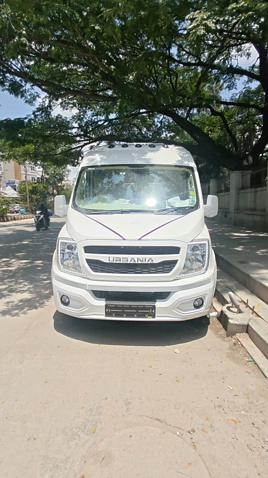 Force Urbania interior seating for group travel from Bangalore