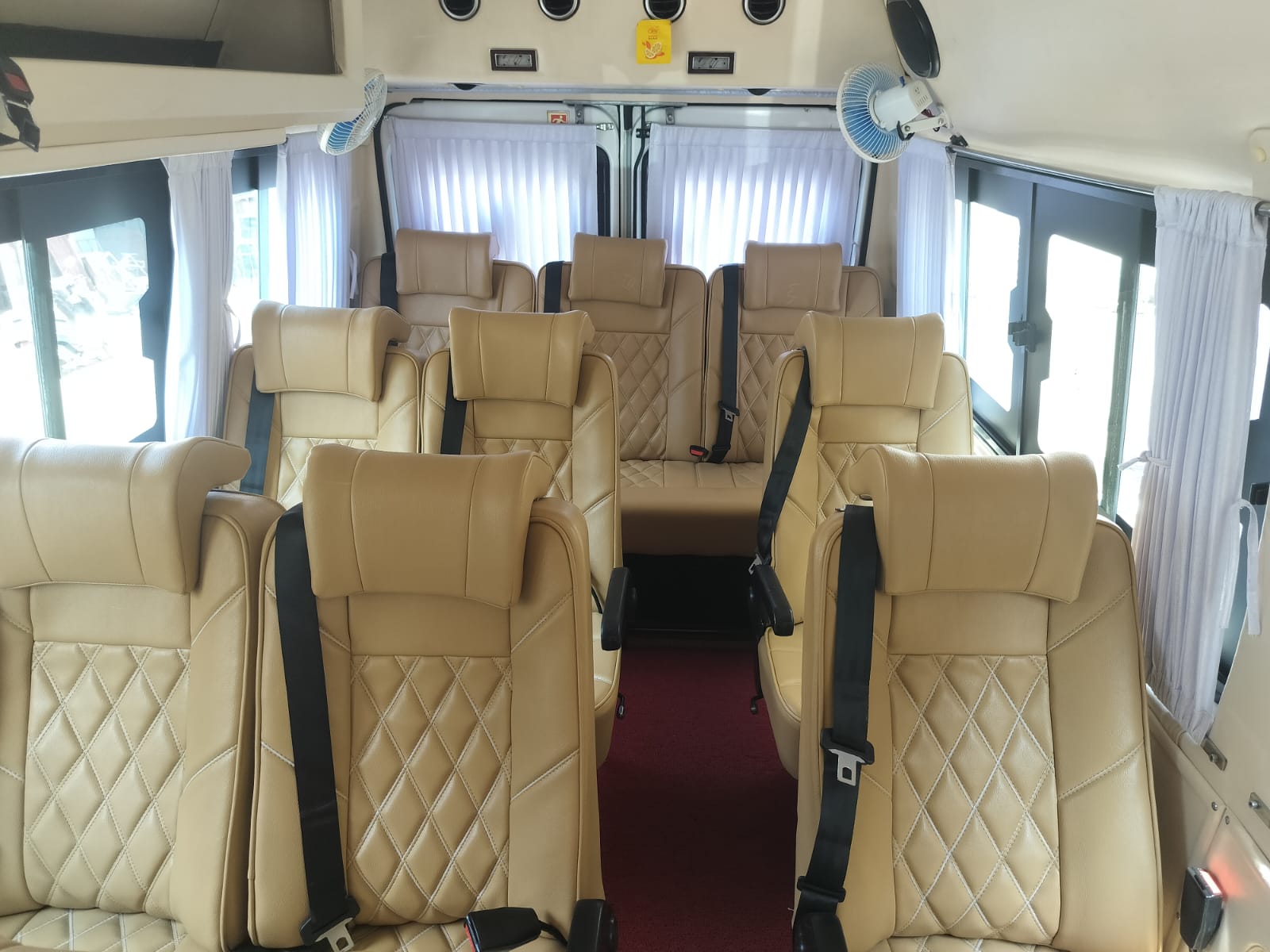 12 and 13 seater tempo traveller hire in Bangalore